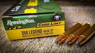 350 Legend Remington Core-Lokt - First Shots and Sighting In