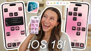 *iOS 18* iphone customization + organization tips/tricks! MUST DO!