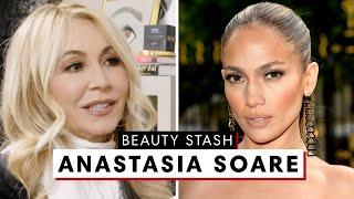 Eyebrow Queen Anastasia Soare Shows off Her Insane Beauty Collection | Harper's BAZAAR