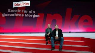 Nach Parteitag: Pressekonferenz DIE LINKE mit Jan van Aken und Ines Schwerdtner