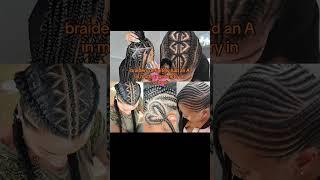 Braiders are SO talented. #braiding #braiders #braidingstyles #braids #braid #hairstyles #geometry