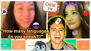 Mexican polyglot wows strangers with fluent languages |  Surprising People on Omegle Speaking