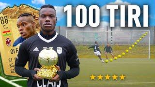 ️ 100 TIRI CHALLENGE: OFF SAMUEL (PALLONE D'ORO YOUTUBE) | Quanti Goal Segnerà su 100 tiri?