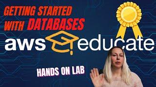 New AWS Educate course Getting Started with Databases | Badge ️