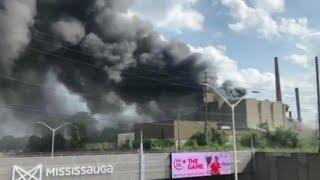 Massive fire at Mississauga business