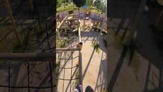 Bella Ciao Playground Parkour Climbing POV #pov #parkour