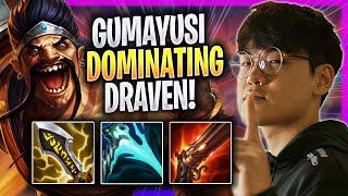 GUMAYUSI DOMINATING WITH DRAVEN! - T1 Gumayusi Plays Draven ADC vs Samira! | Season 2023