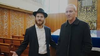 Israeli Minister of Culture and Sports - Yechiel Tropper in Tallinn Synagogue