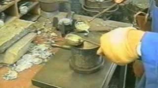 Pewter casting tutorial with A E Williams,some of the finest pewterware in the world 1779