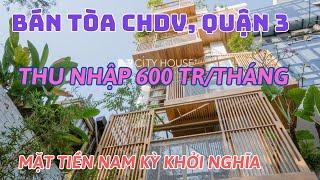 Chương Nguyễn đang phát trực tiếp Bán tòa CHDV Quận 3, Hầm 7 lầu.