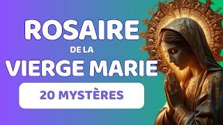 ️ ROSAIRE DE LA VIERGE MARIE ️ AVEC LES 20 MYSTÈRES DU CHAPELET ️#chrétiens #jesus z#marie #foi