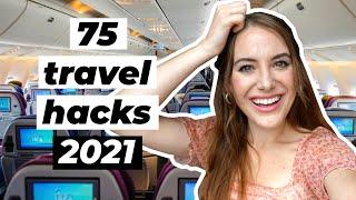 75 Airplane & Airport Travel Hacks ️ | Flying Tips for 2021!