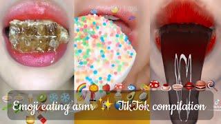 Emoji eating asmr  TikTok compilation