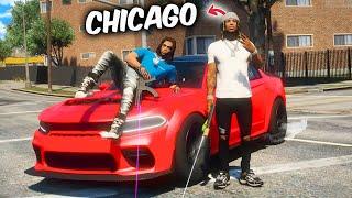 I spent 24 HOURS in CHICAGO as BLOODHOUND LIL JEFF in GTA 5 RP !