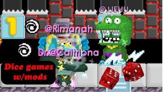 Dice game w/ @Moderators in Growtopia