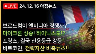 비트코인, 전략자산으로 정부가 모은다ㅣ탄핵가결, 외국인 매수 이끌어 낼까?ㅣ브로드컴, 엔비디아의 경쟁자...? 글쎄...?