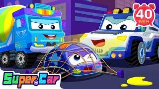 Where's The Invisible Car | Rescue Cars Cartoons | Kids Cartoons & Kids Songs