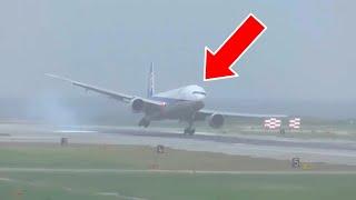 PLANE STRUGGLES TO LAND - Daily dose of aviation