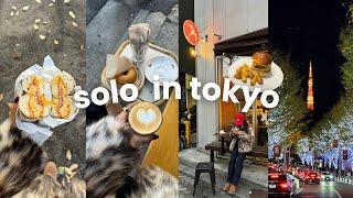 alone in tokyo travel vlog｜ things to do in tokyo for christmas｜ new york bagel, cafe hopping 