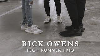 Rick Owens Tech Runner Trio