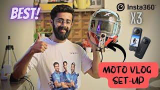 Insta360 X3 Motovlog setup | Khatarnak| Best Motovlogging camera  | Ride With Kavish 