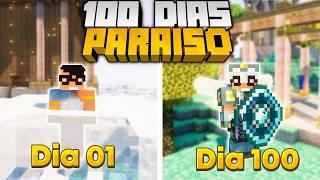 SOBREVIVI 100 DIAS NO PARAÍSO DO MINECRAFT - O FILME