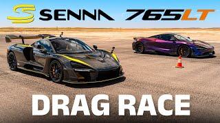 $2m vs $800k: McLaren Senna vs McLaren 765LT drag race