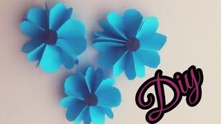 How to make a beautiful Paper flower #diy#papercraft#paperflower