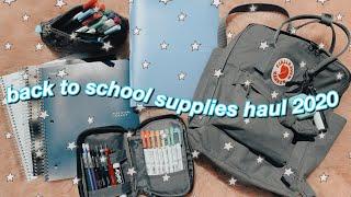 back to school supplies haul 2020 | freshman year