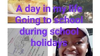 A day in my life as a matric student//going to school during school holidays//Mihlali Ngalo