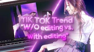 "Video without editing vs with editing" - AE editing tutorial