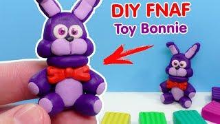 ФНАФ ИЗ ПЛАСТИЛИНА - КАК СЛЕПИТЬ БОННИ | DIY Five Nights at Freddy's Toy Bonnie from clay