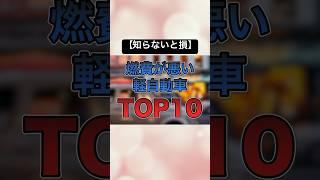 【知らないと損】燃費が悪い軽自動車 TOP10