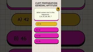 Must-Know MCQs for CUET UG 2025 - General Aptitude - 11 #cuet2025 #cuetpreparation #generalaptitude