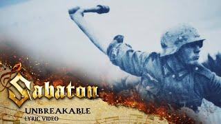 SABATON - Unbreakable (Official Lyric Video)