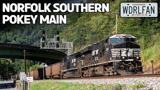 Train Action On The Pokey Main In Iaeger, West Virginia