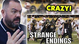 BRITS React to College Football Strangest Endings!