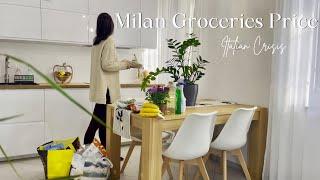 How Much I Really Spend on Groceries in Milan | Cost of living in Italy