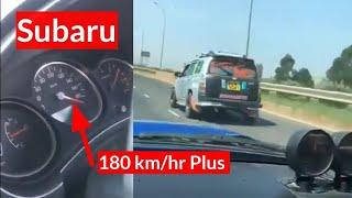 SUBARU FORESTER VS MIRAA PROBOX | 180km/h on THIKA SUPERHIGHWAY |