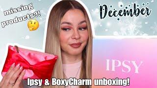 DECEMBER 2024 IPSY GLAM BAG & BOXYCHARM UNBOXING & SWATCHES!️🪩