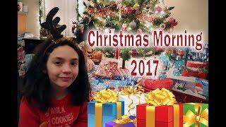 Opening Presents Christmas Morning 2017 | Cammi TV