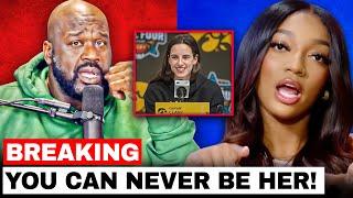 Shaq Destroys Angel Reese on her own Podcast Over Caitlin Clark! EMOTIONAL DAMAGE!!