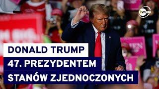 CNN: Donald Trump wygrał wybory prezydenckie w USA. Nagranie ze studia stacji @TVN24