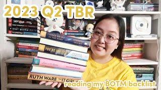 my april, may, and june 2023 tbr | reading BOTM backlist books