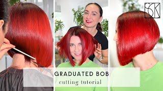 GRADUATED BOB - HAIRCUT TUTORIAL by SANJA CARICA KARASMAN