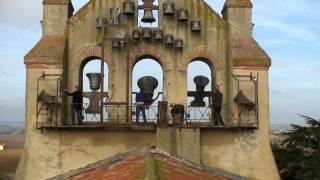 Volée tournante (Plenum) de l'église St Remi de Lagarde-Lauragais (31) - HD