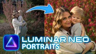 LUMINAR NEO - Portrait EDITING Tutorial Made EASY