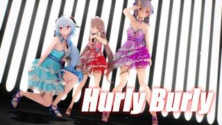 【原神/Genshin Impact】胡桃・甘雨・刻晴でHurly Burly【4K】【MMD】【カメラ配布/Camera DL】