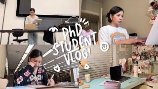 days in my life ep. 30: busy week as a PhD student and content creator (productive vlog)