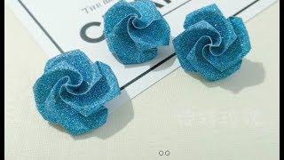 DIY - How to make good looking and easy paper roses with paper